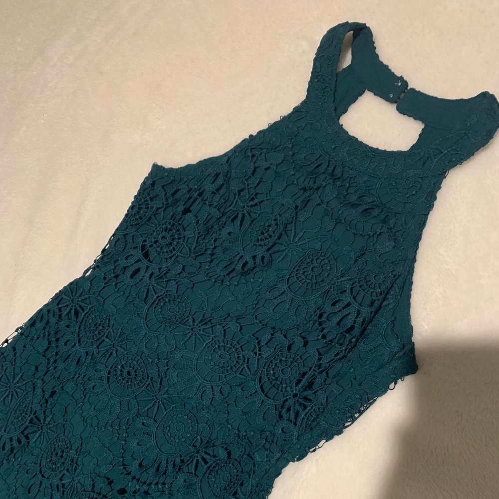 Hollister Green lace dress
